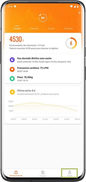 Cómo sincronizar tu Xiaomi Mi Smart Band 4 con Google Fit
