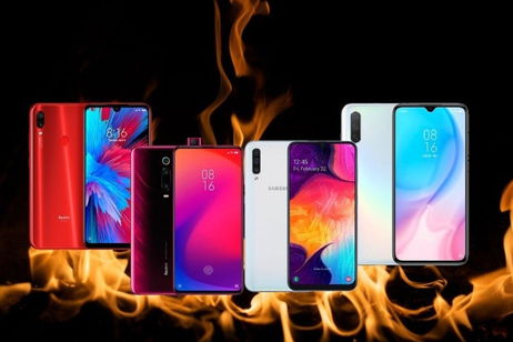 Enfrentamos a los móviles más vendidos del momento: Galaxy A50 vs. Redmi Note 7 vs. Mi A3 vs. Mi 9T Enfrentamos a los móviles más vendidos del momento: Galaxy A50 vs. Redmi Note 7 vs. Mi A3 vs. Mi 9T