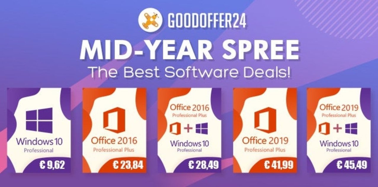Locura en Goodoffer24: ¡Tu licencia de Windows por menos de 10€!