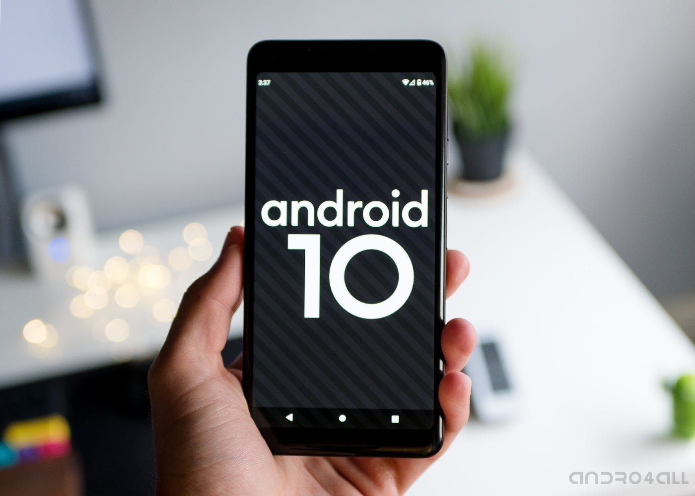 Android 10 en un móvil