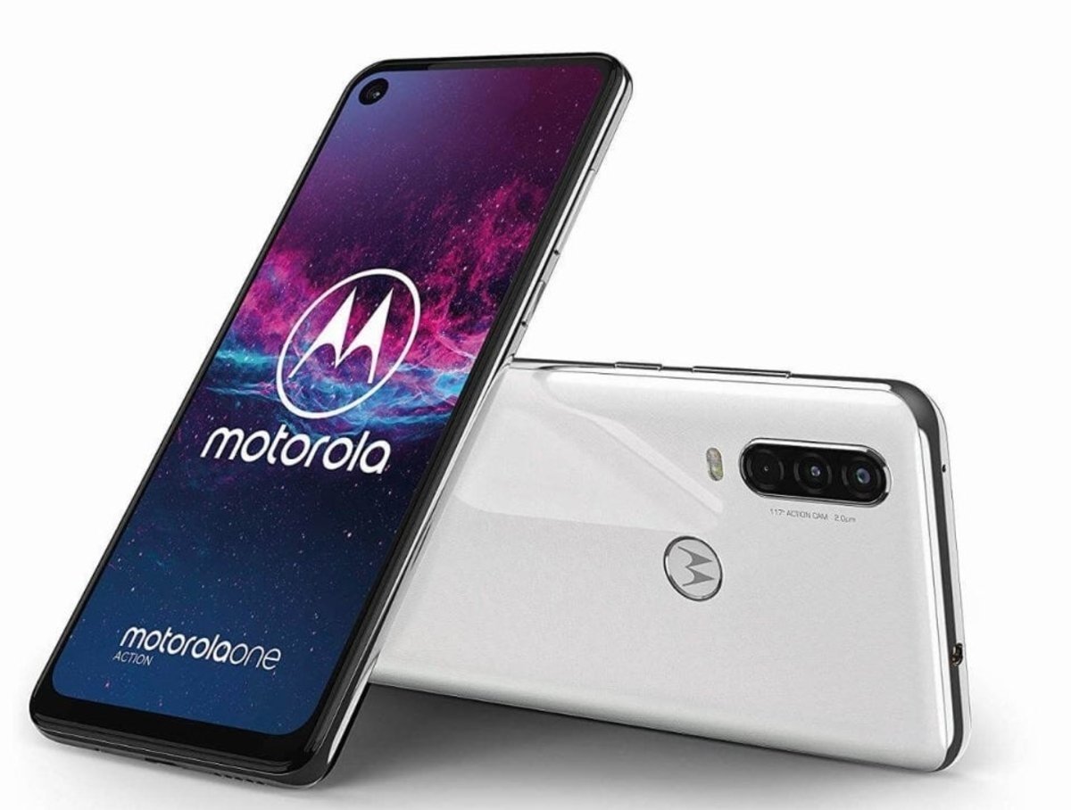 Motorola One Action, color blanco