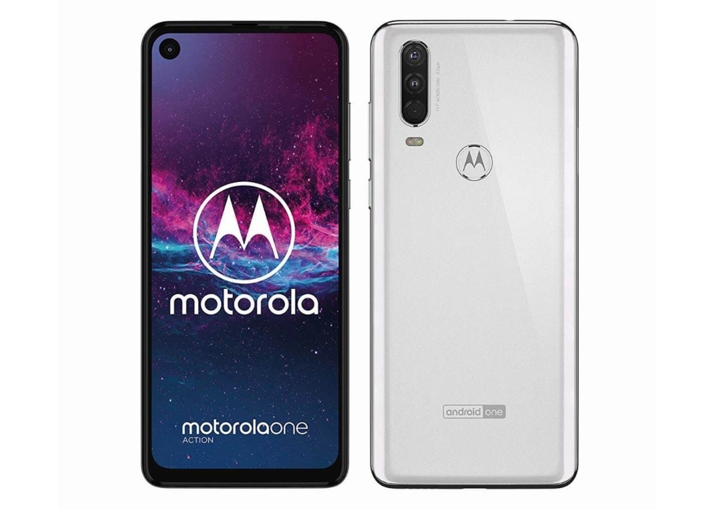 Motorola One Action en color blanco