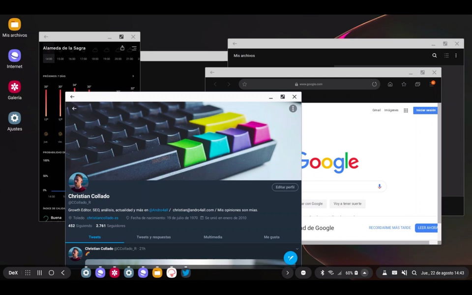 La nueva versión de Samsung DeX ya se puede descargar en Windows y Mac: la hemos probado