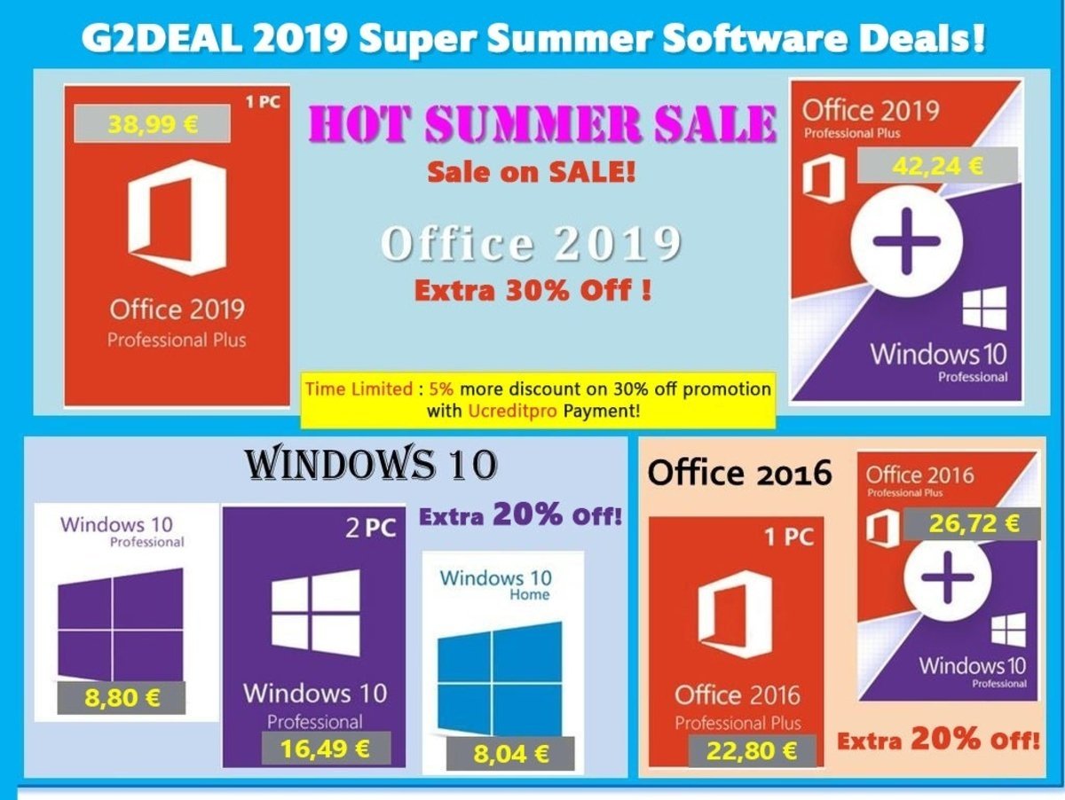 G2Deal estrena súper descuentos de verano: ¡Windows por 8,8€!