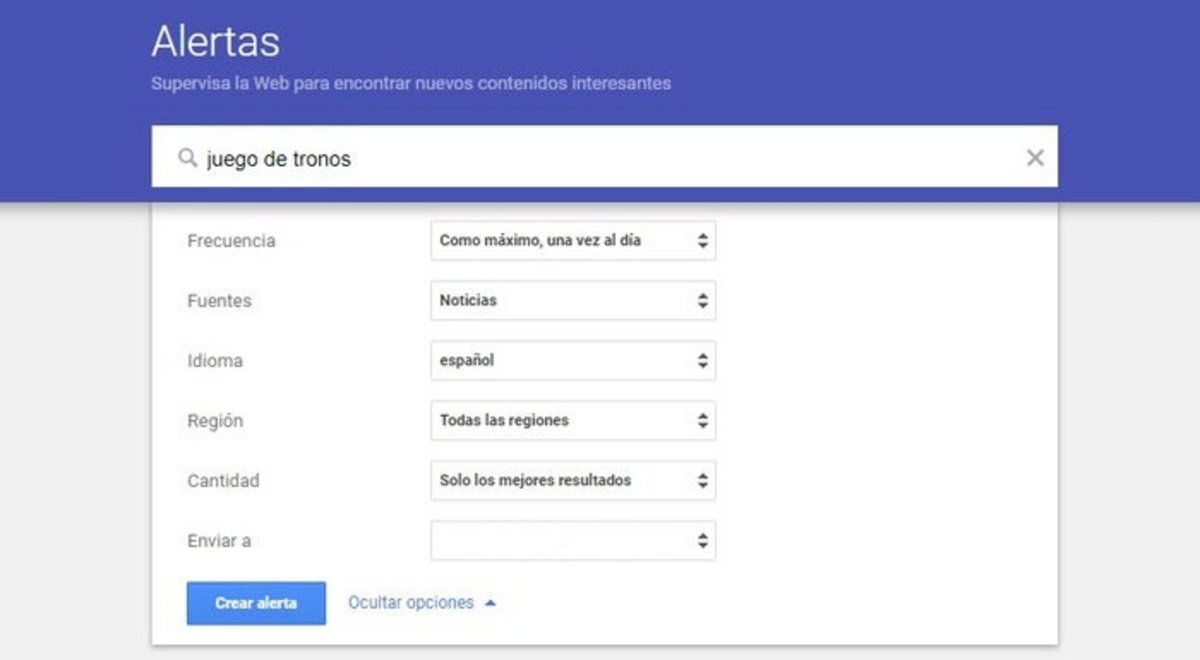 Alertas de noticias de Google 3