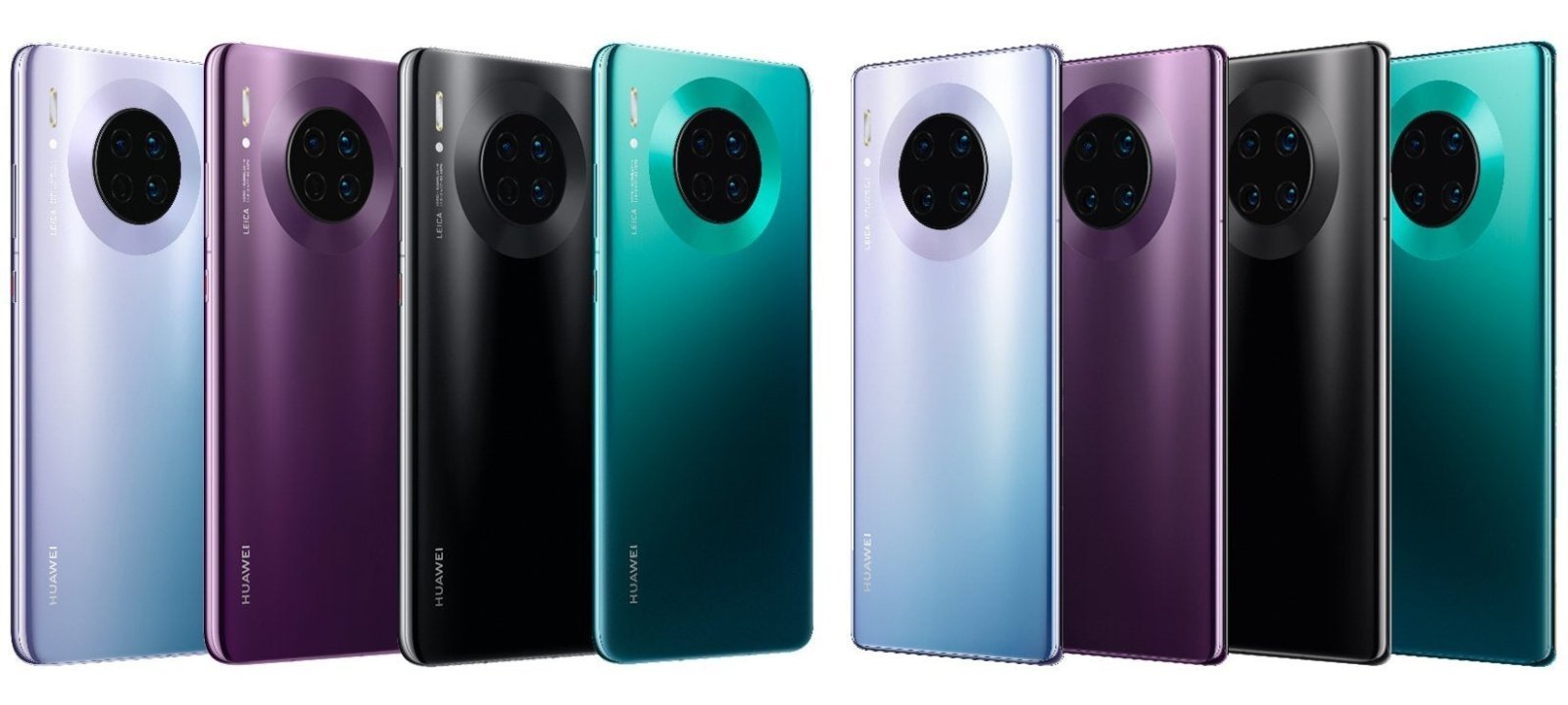 Huawei Mate 30 y Mate 30 Pro todos sus colores
