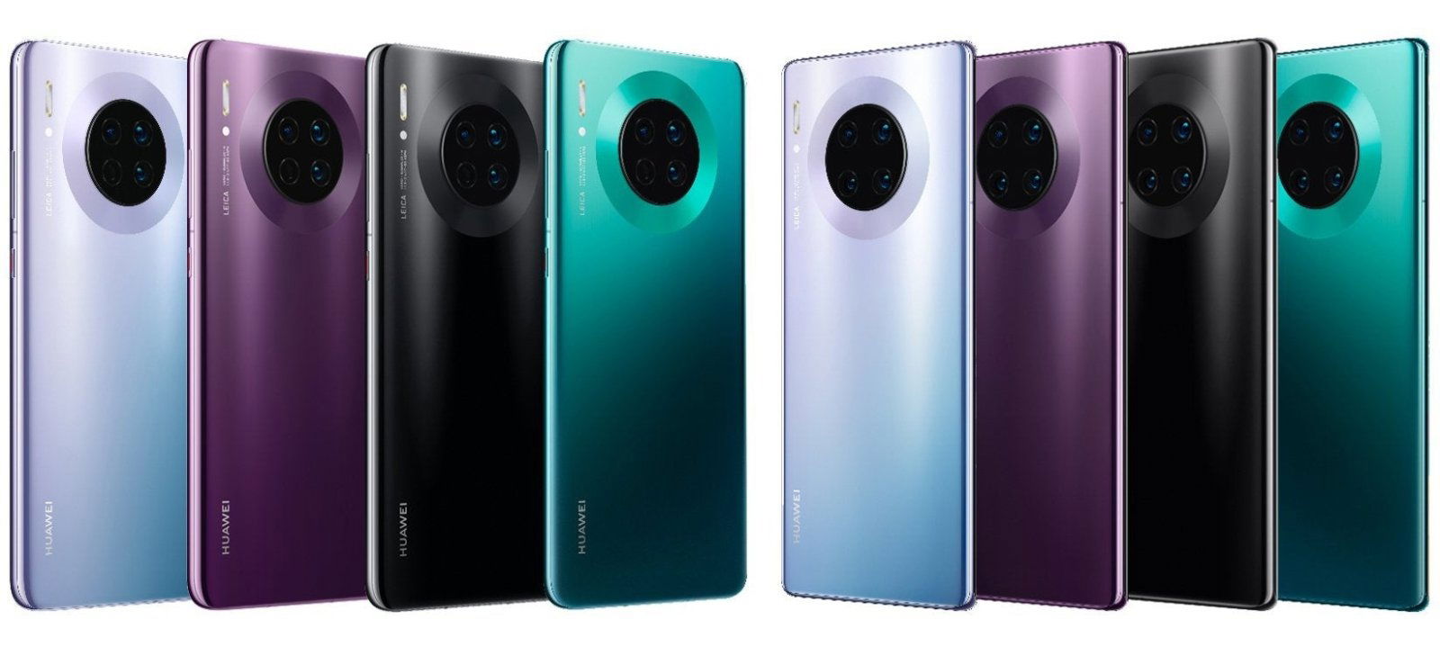 Huawei Mate 30 y Mate 30 Pro todos sus colores