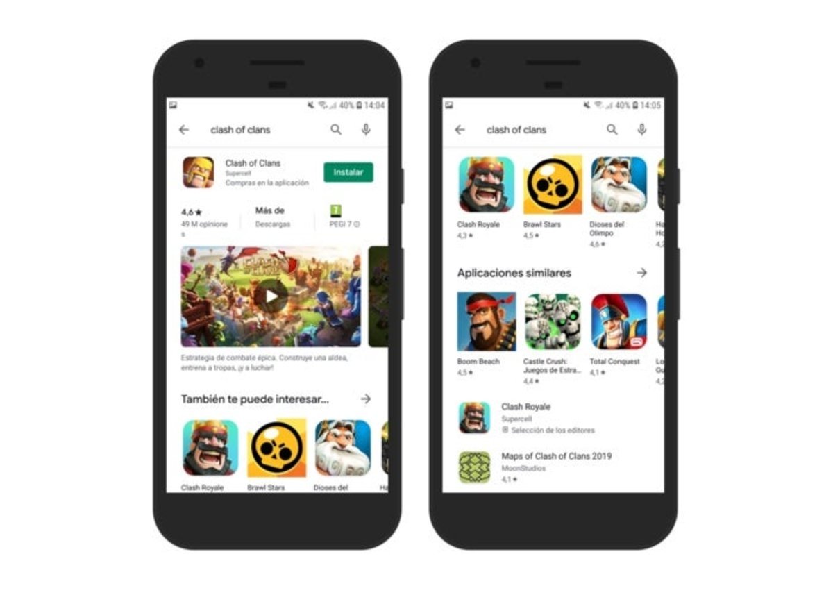 Apps similares en Google Play