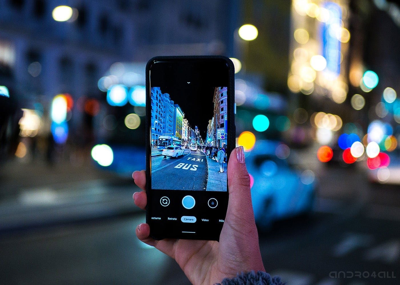 Google Pixel 4 XL, app de camara de noche