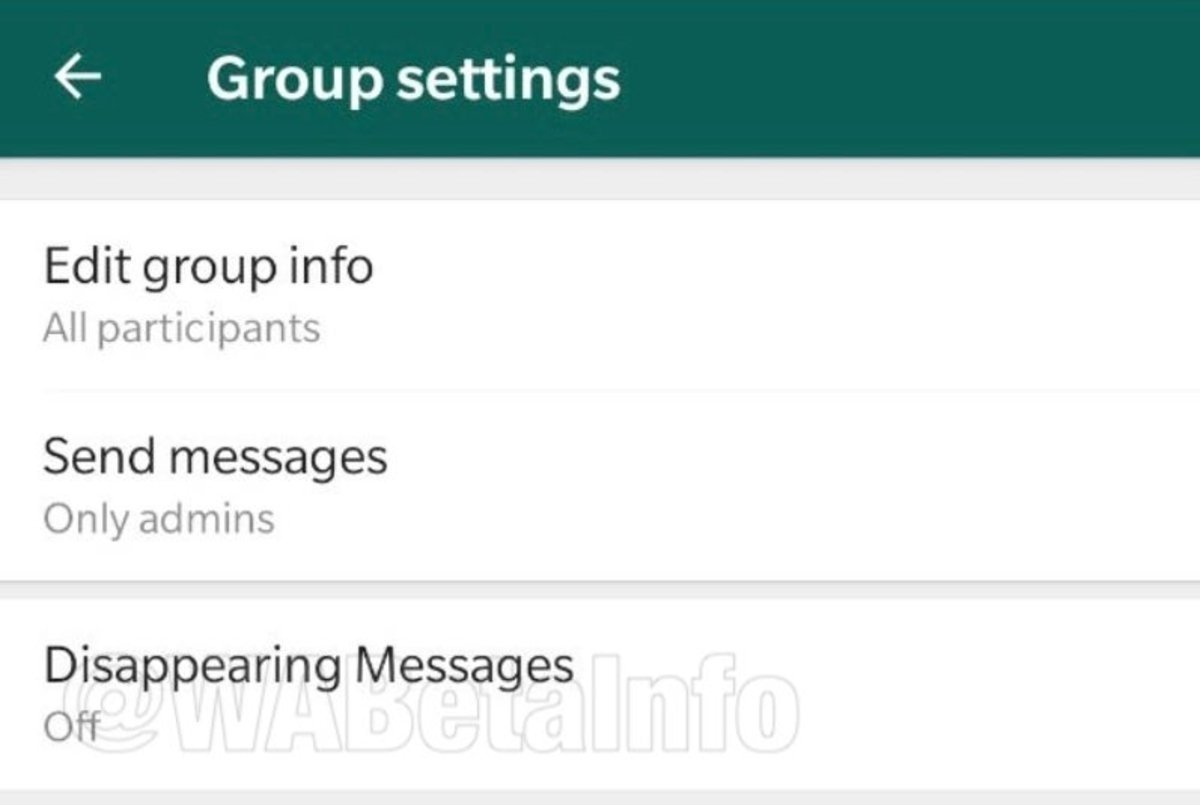 Mensajes que desaparecen en WhatsApp
