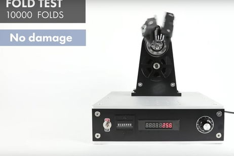 Crean un robot para poner a prueba la pantalla del Samsung Galaxy Fold: ¿se puede doblar 200.000 veces? Crean un robot para poner a prueba la pantalla del Samsung Galaxy Fold: ¿se puede doblar 200.000 veces?