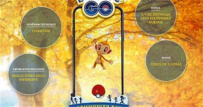 Pokémon GO confirma el movimiento especial de Chimchar en el Día de la Comunidad