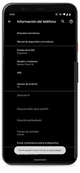 Cómo activar las opciones de desarrollador en Android, y qué ventajas tiene