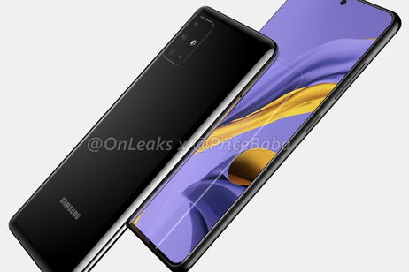 Este es el diseño del nuevo Samsung Galaxy A51, con agujero en pantalla y cuatro cámaras traseras Este es el diseño del nuevo Samsung Galaxy A51, con agujero en pantalla y cuatro cámaras traseras