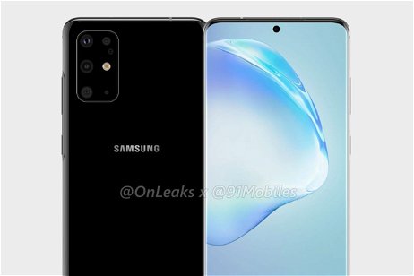 Este será el diseño del Samsung Galaxy S11, con agujero centrado en pantalla y cuatro cámaras, según OnLeaks