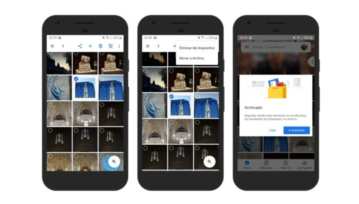 Google Fotos: así puedes ocultar fotos en su galería