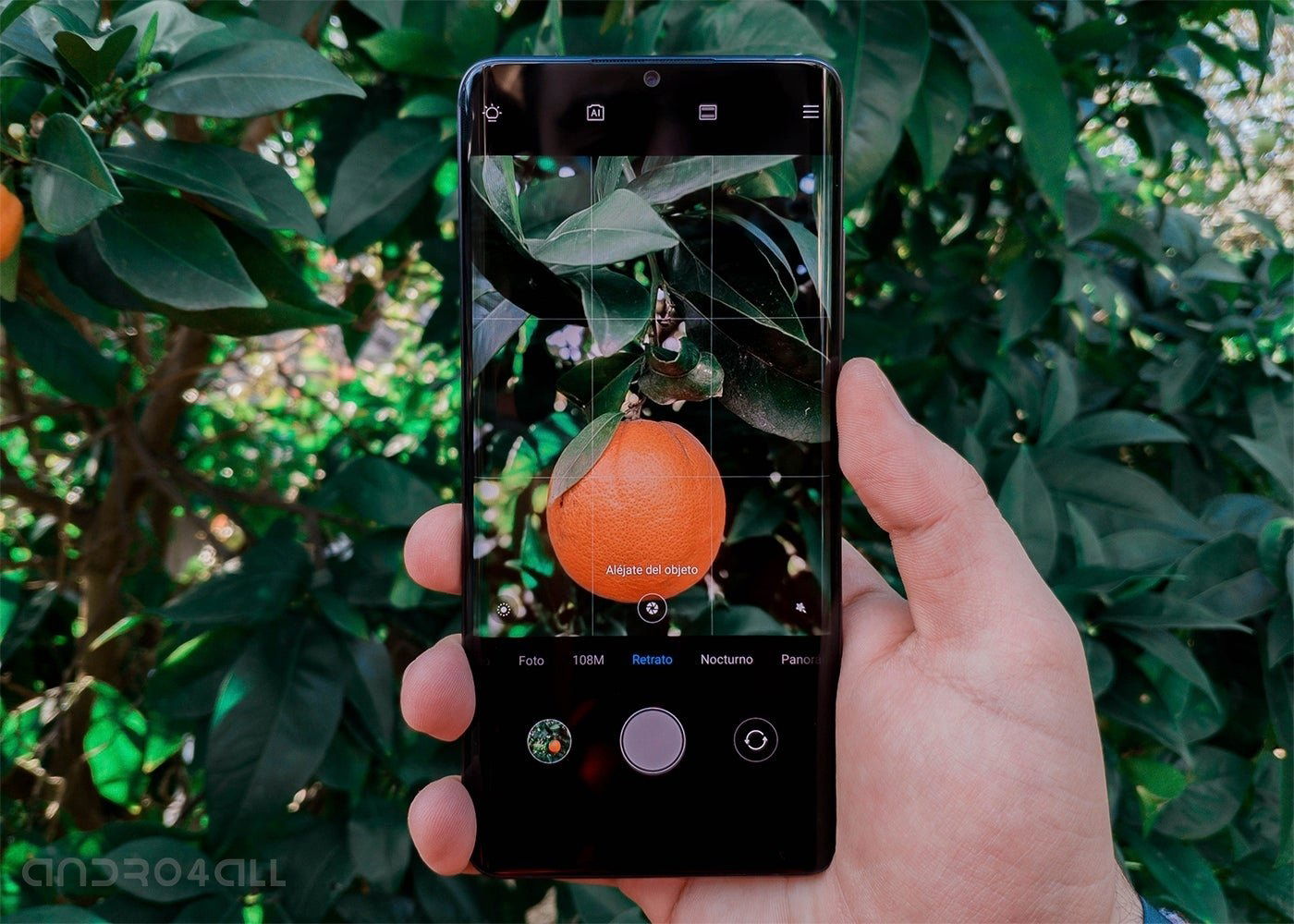 Xiaomi Mi Note 10 aplicacion de camara