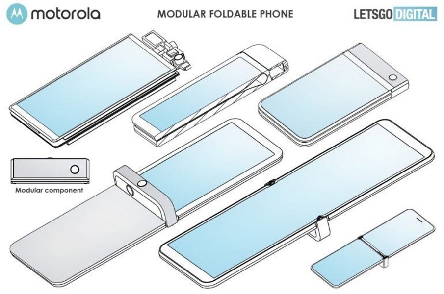 Si ya es difícil vender un móvil plegable, imagina vender un móvil plegable y modular: una patente de Motorola apunta a un futuro difícil de imaginar
