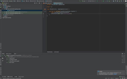 Android Studio, interfaz