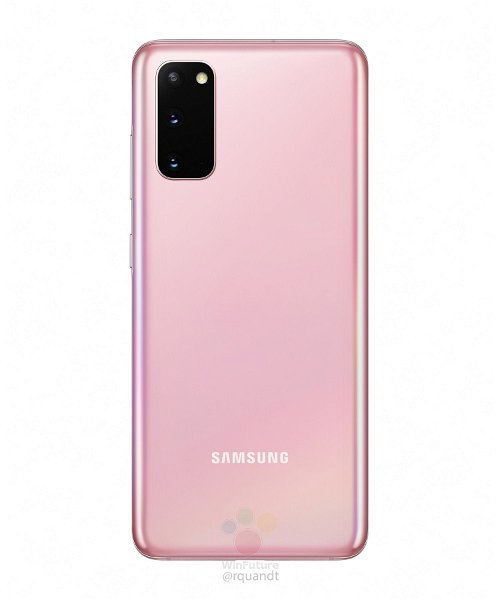 Así luce el Samsung Galaxy S20 en color "rosa nube"
