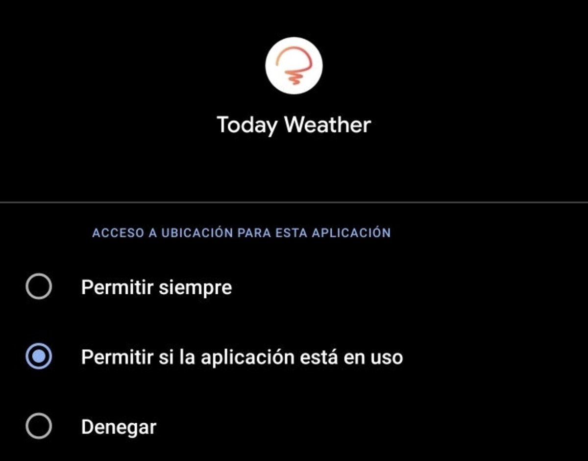 Permisos de ubicacion en Android 10