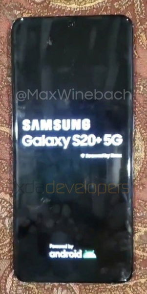 Este es el Samsung Galaxy S20+ 5G: se filtran las primeras fotos reales del dispositivo