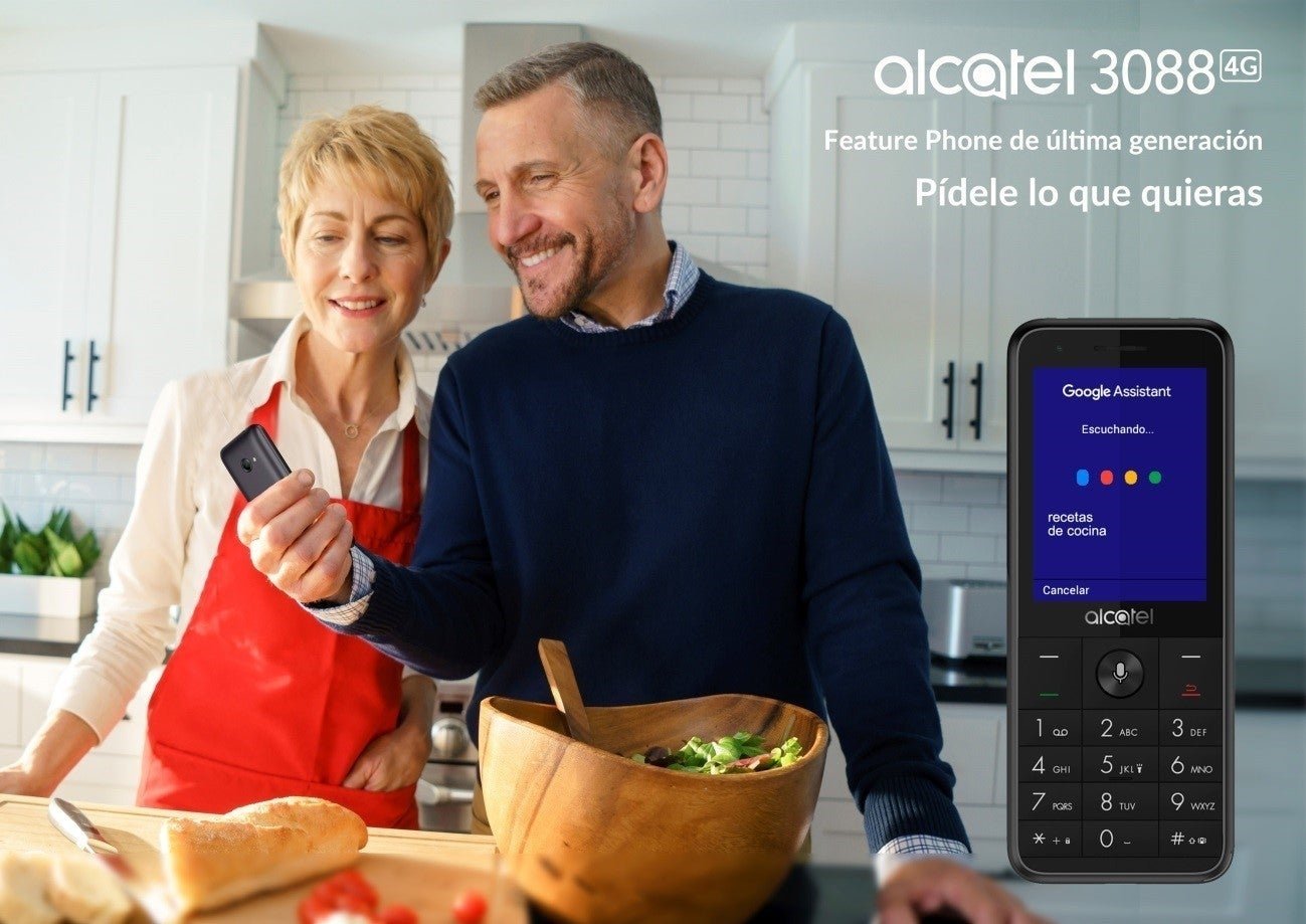 Alcatel 3088, toda la información: así es el 'feature phone' más avanzado