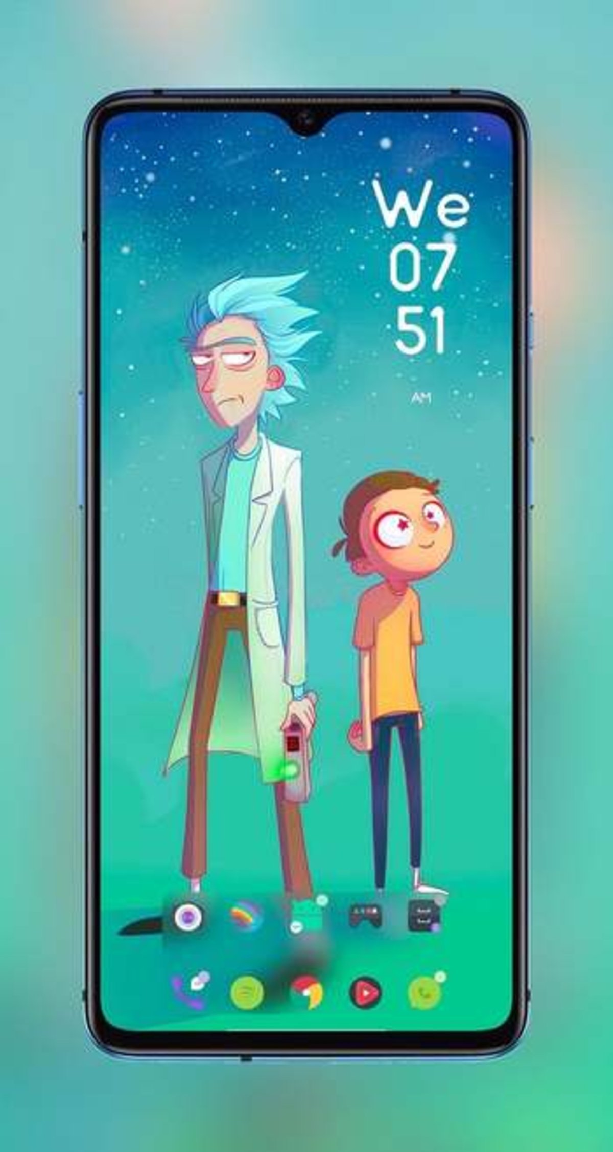 Personaliza tu smartphone Android con la serie de Rick y Morty