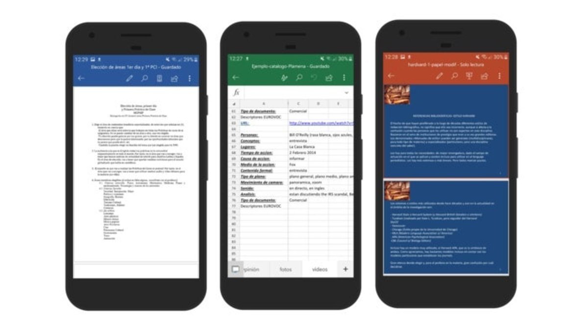 ingeniero anchura oportunidad Abrir archivos Word y Excel en Android: mejores apps y trucos