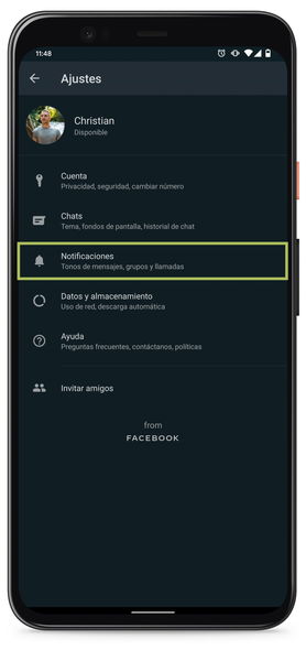 Cómo añadir otros tonos de notificaciones y llamadas en WhatsApp