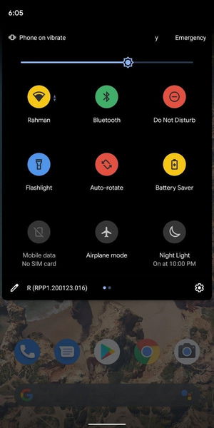 Android 11 te permitirá usar varios colores a la vez en los iconos del panel de ajustes rápidos