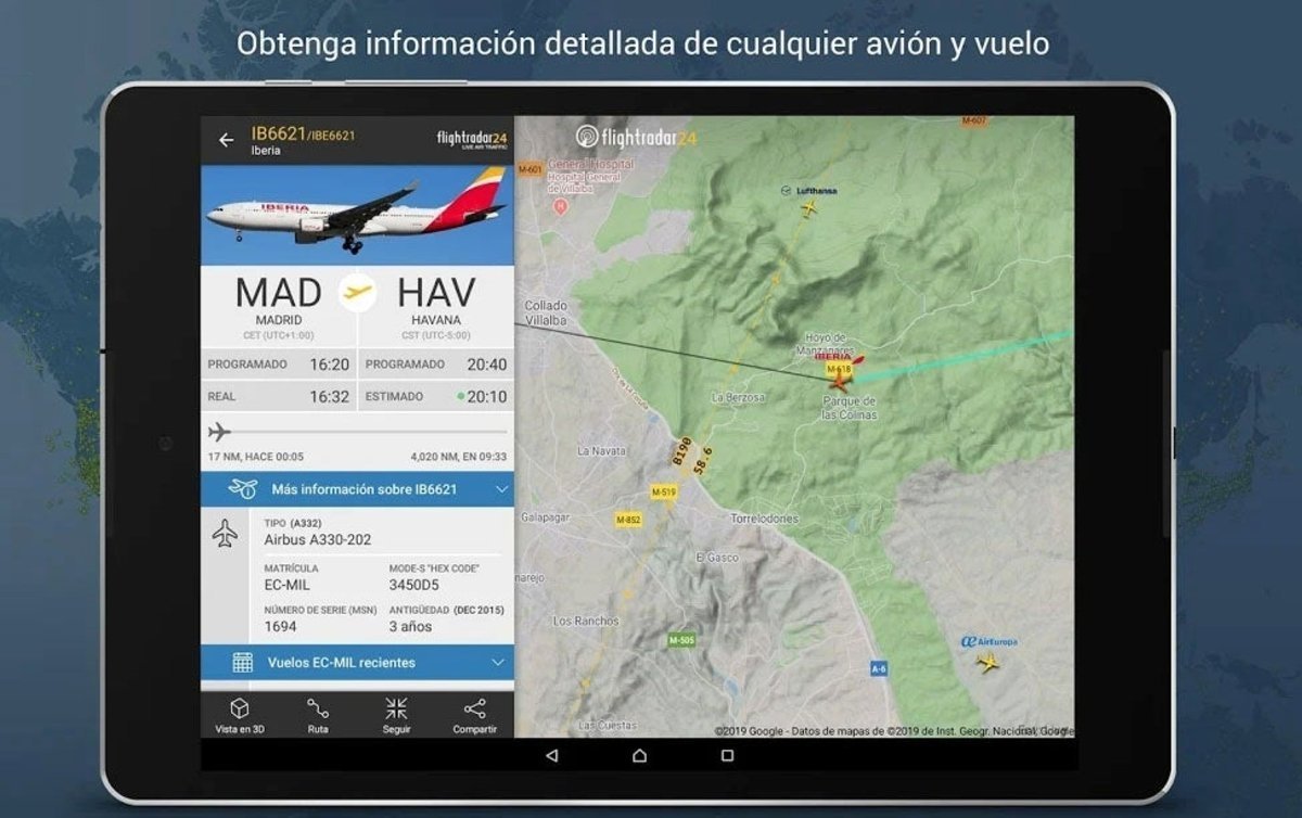 Flightradar24 app