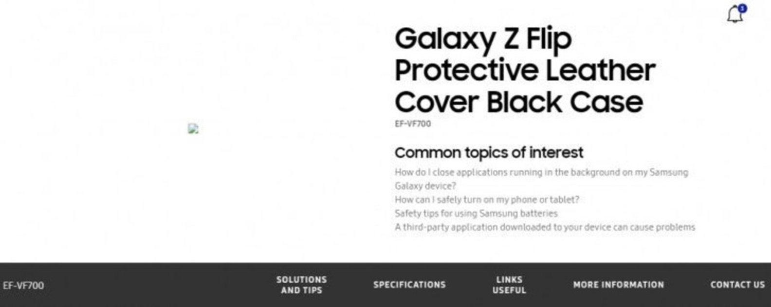 Samsung Galaxy Z Flip nombre