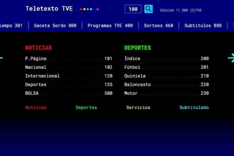 Así puedes ver el mítico teletexto en tu móvil Así puedes ver el mítico teletexto en tu móvil