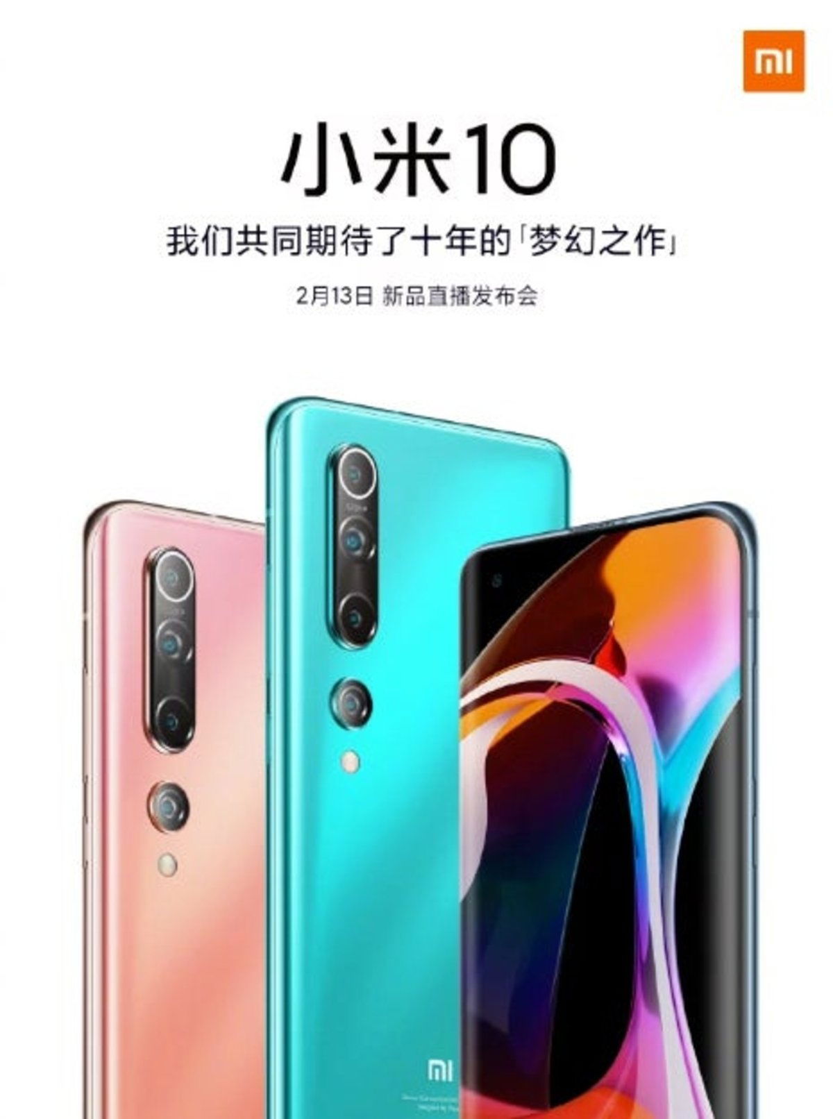 Xiaomi Mi Note 10 poster