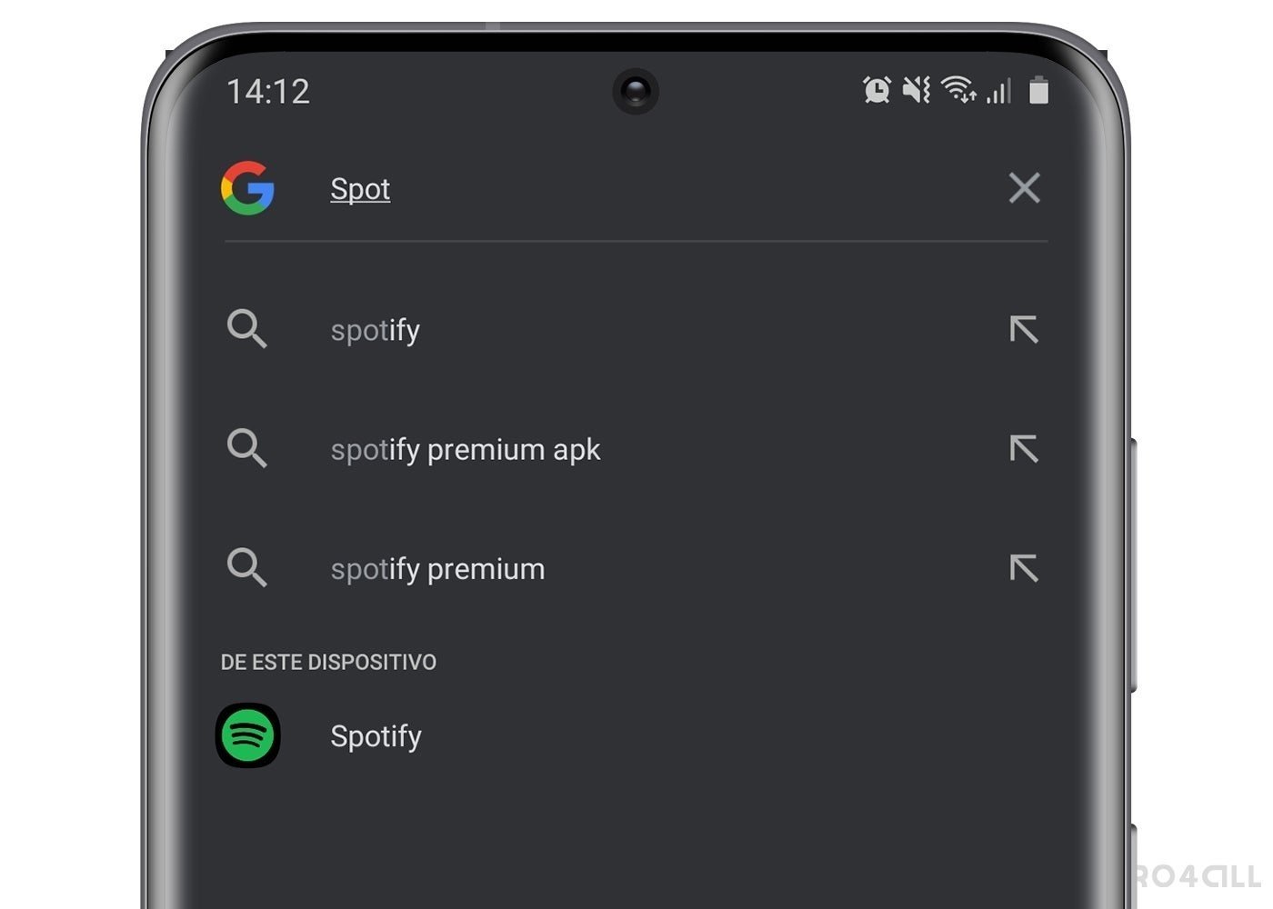 Buscar apps desde la barra de búsqueda de Google