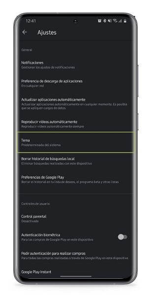 Cómo activar el tema oscuro de Google Play Store en cualquier móvil Android