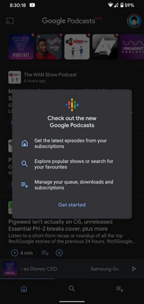 La app de podcasts de Google se renueva por completo: todas las novedades