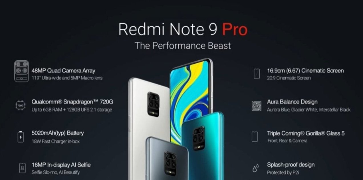 Redmi Note 9 Pro características