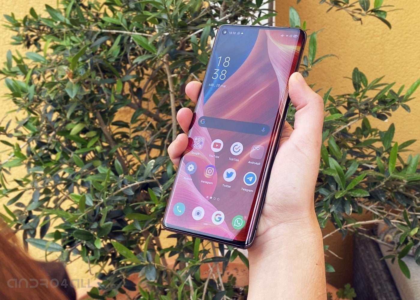 Frontal OPPO Find X2 Pro