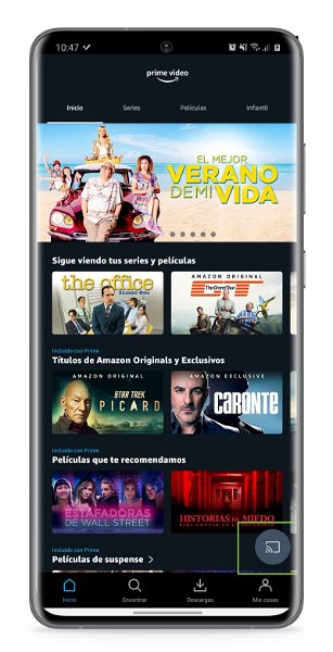 Cómo ver Amazon Prime Video en una tele con Google Chromecast