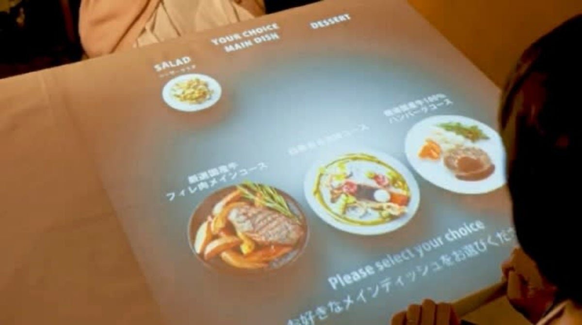 Recreación de la tecnología de Toshiba para restaurantes