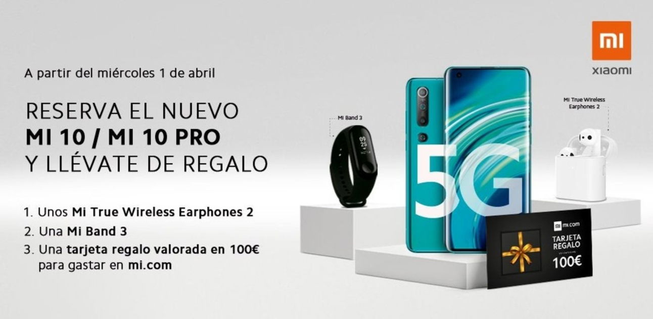 Regalos de Xiaomi al comprar Mi 10