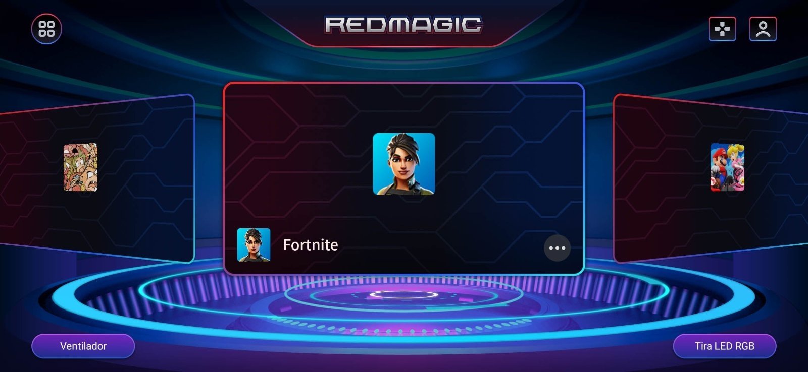 red magic 5g game space