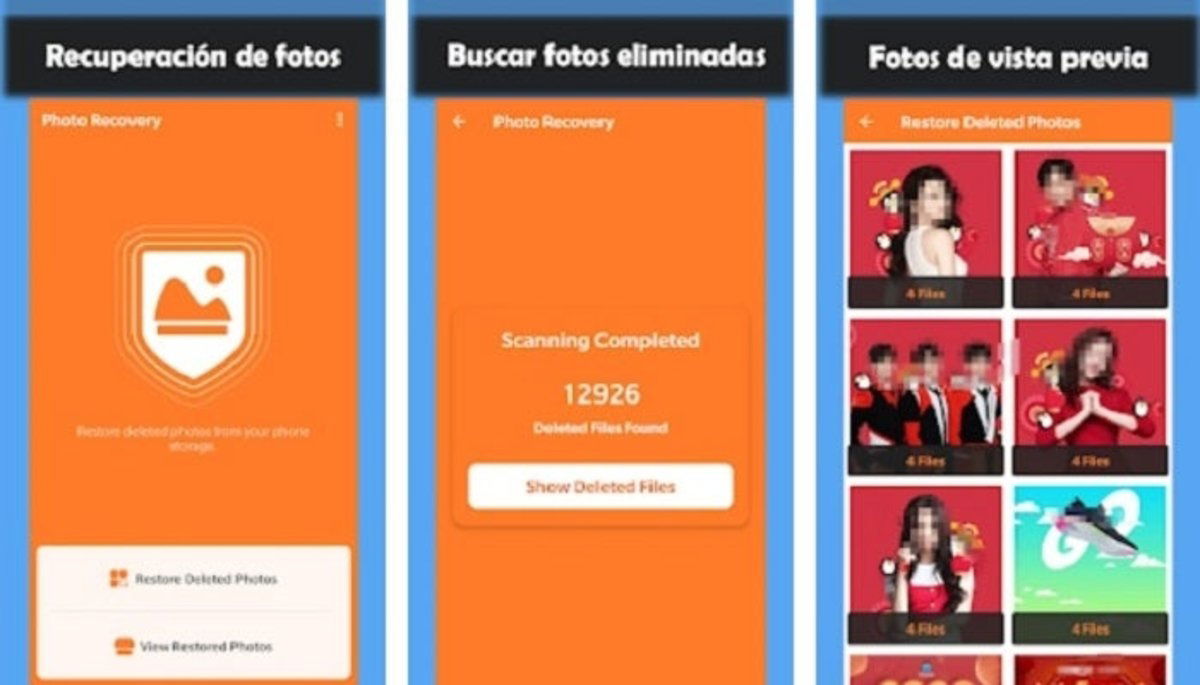 App Recuperación de fotos