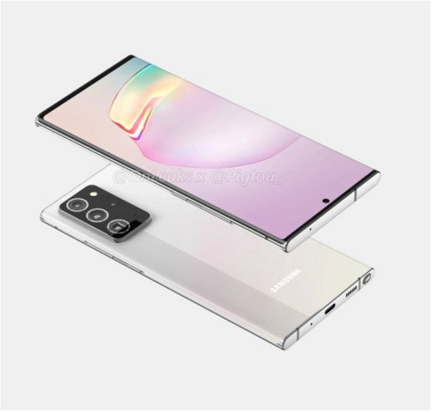 El supuesto diseño del Samsung Galaxy Note 20+ se deja ver en renders ultra-realistas