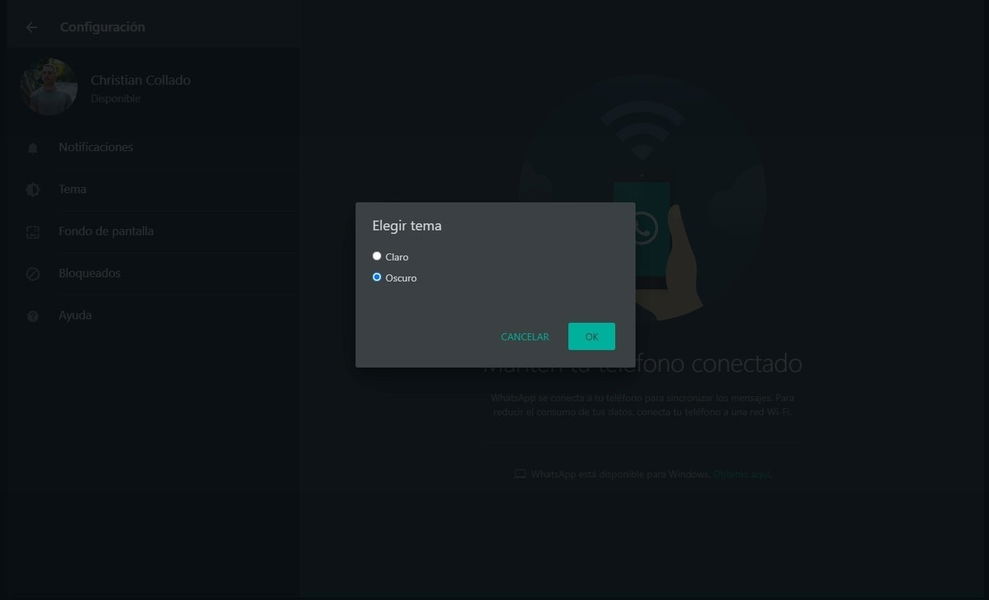 Whatsapp Web Cómo Activar El Modo Oscuro Paso A Paso 1434
