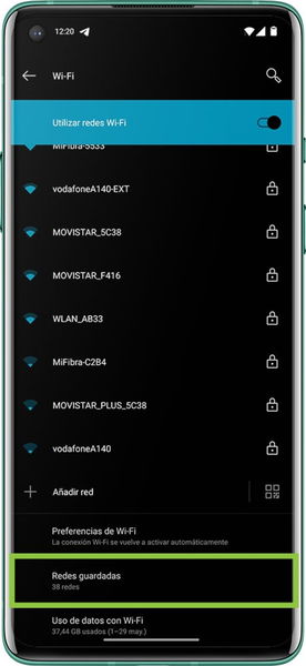 Cómo ver las contraseñas WiFi guardadas en Android