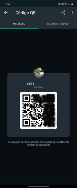 Cómo compartir tu perfil de WhatsApp con otras personas usando tu código QR