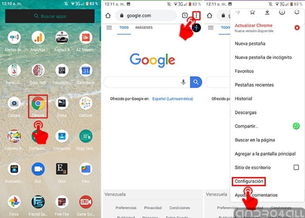 Cómo cambiar la página de inicio de Google Chrome en móviles